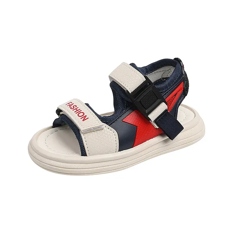 Lightweight Outdoor Sports Sandals Wear-resistant Boy Beach Shoes Non-Slip Sunnmer Fashion Flats Girls Breathable Sandals I05072