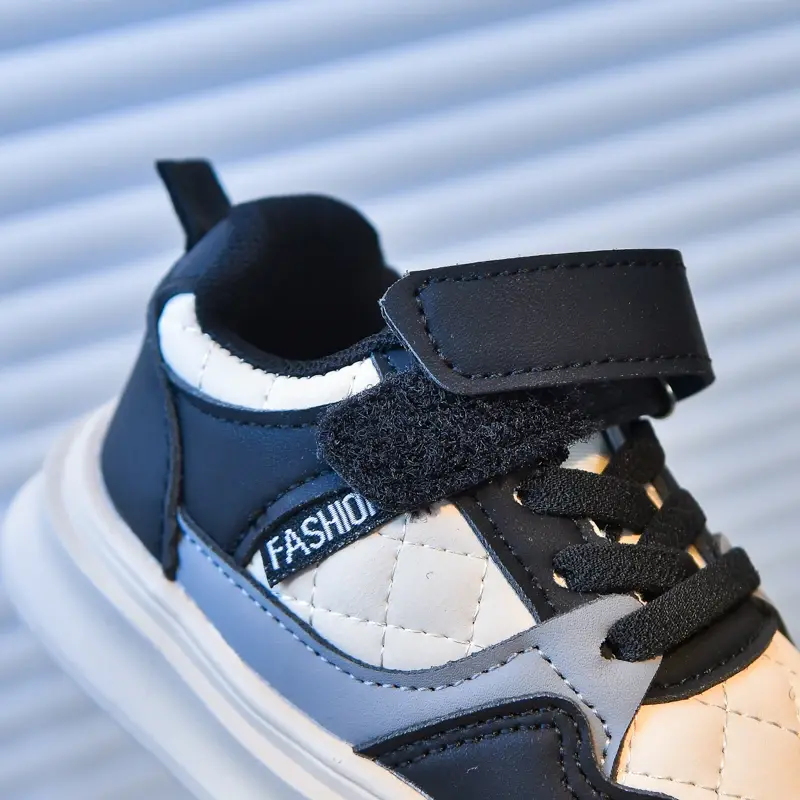Children's Sneakers Boys PU Leather Causal Kid Running Walking Shoes Girls Spring Autumn Outdoor Footwear Anti-slip Shoes I01152