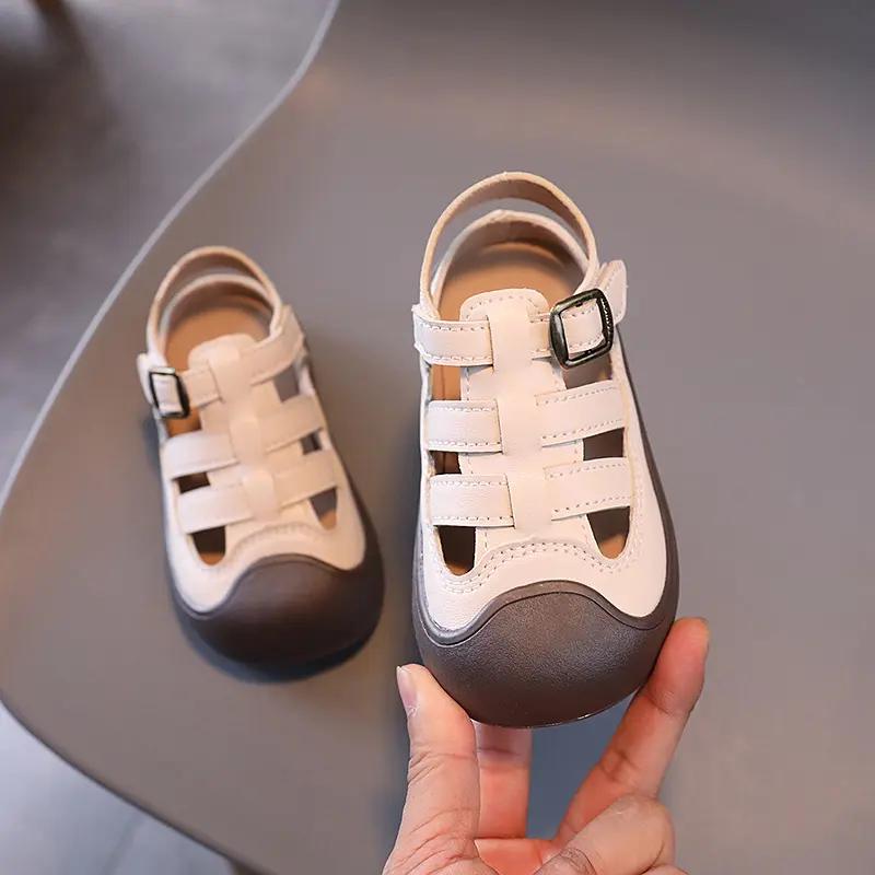 Baby Summer Casual Children Sports Beach Shoes Soft Bottom Unisex Girls Non-slip Toddler Shoes Kids Boys Outdoor Sandals H06024