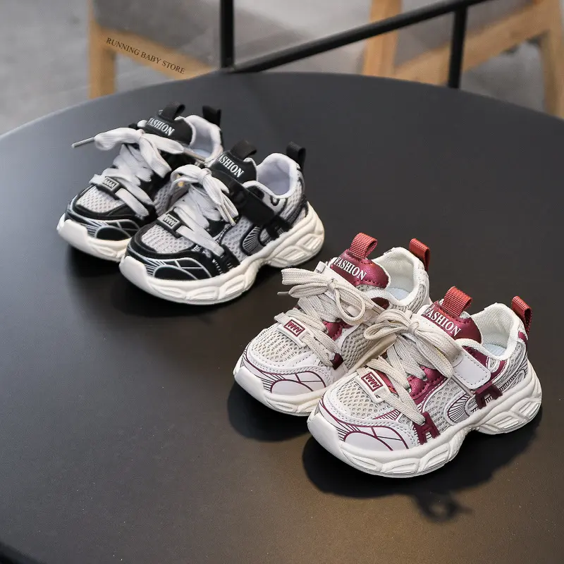 Comfortable Children Sneaker Girl Casual Shoes Fashion Mix Color Shoelace Sneaker Boy Child Flexible Sneakers tenis Shoes I02224