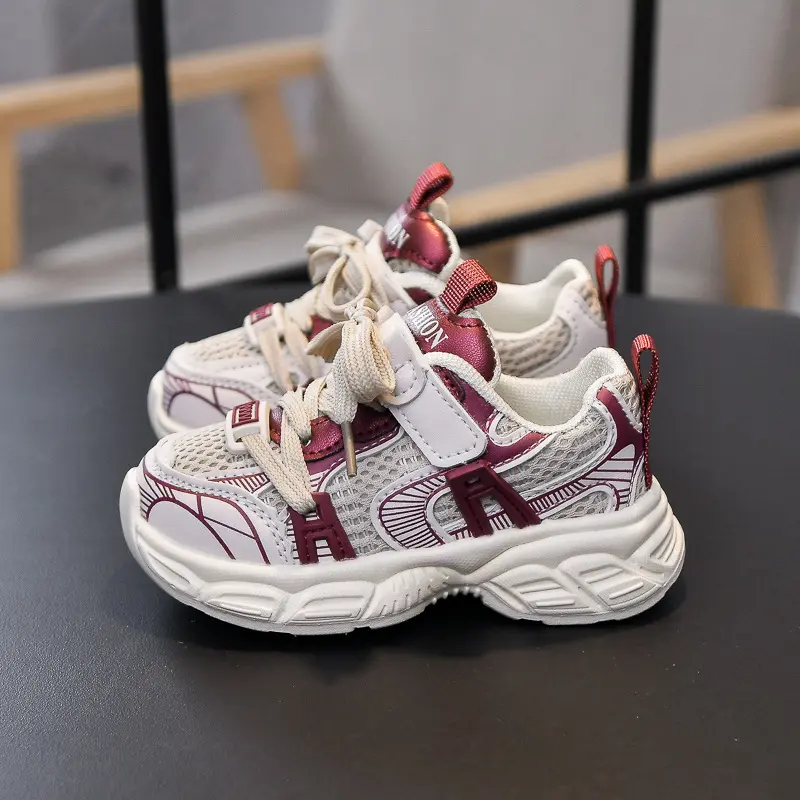 Comfortable Children Sneaker Girl Casual Shoes Fashion Mix Color Shoelace Sneaker Boy Child Flexible Sneakers tenis Shoes I02224