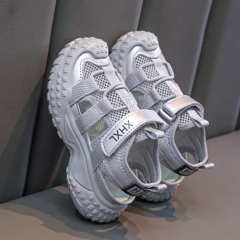2025 Children's Summer Breathable Mesh Running Shoes Kids Comfortable Arch Support Casual Sneakers Student Fitness Shoes I06219
