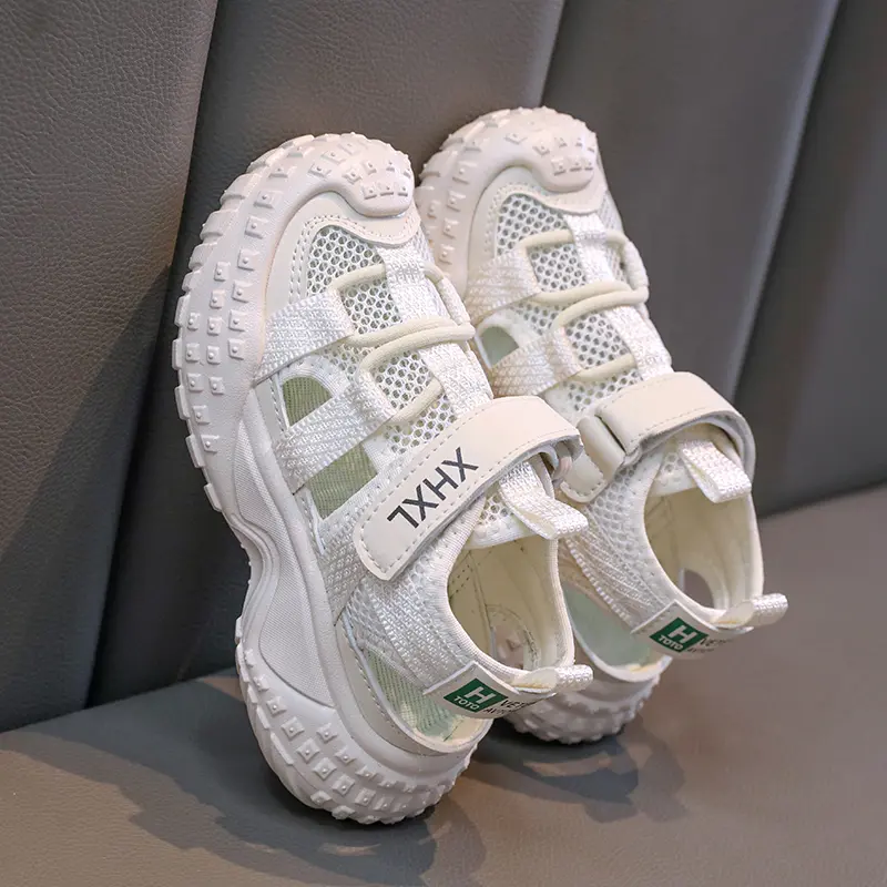 2025 Children's Summer Breathable Mesh Running Shoes Kids Comfortable Arch Support Casual Sneakers Student Fitness Shoes I06219