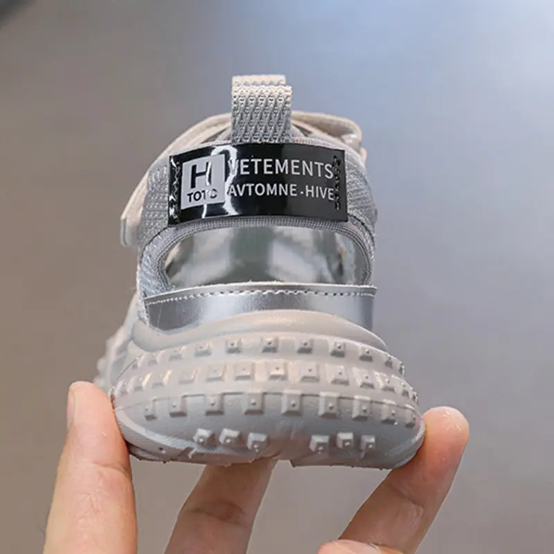 2025 Children's Summer Breathable Mesh Running Shoes Kids Comfortable Arch Support Casual Sneakers Student Fitness Shoes I06219