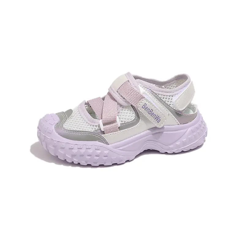 Un-stuffy Summer Sneakers for Children New Arrival Non-slip Boy's Mesh Beach Shoes Hot Fashion Girls Sprots Shoes Sandals I05287
