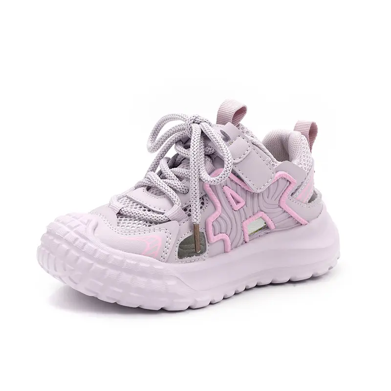2025 Running Shoes for Children Summer Breathable Mesh Running Shoes Outdoor Cushioning Comfortable Jogging Shoes Child I06212