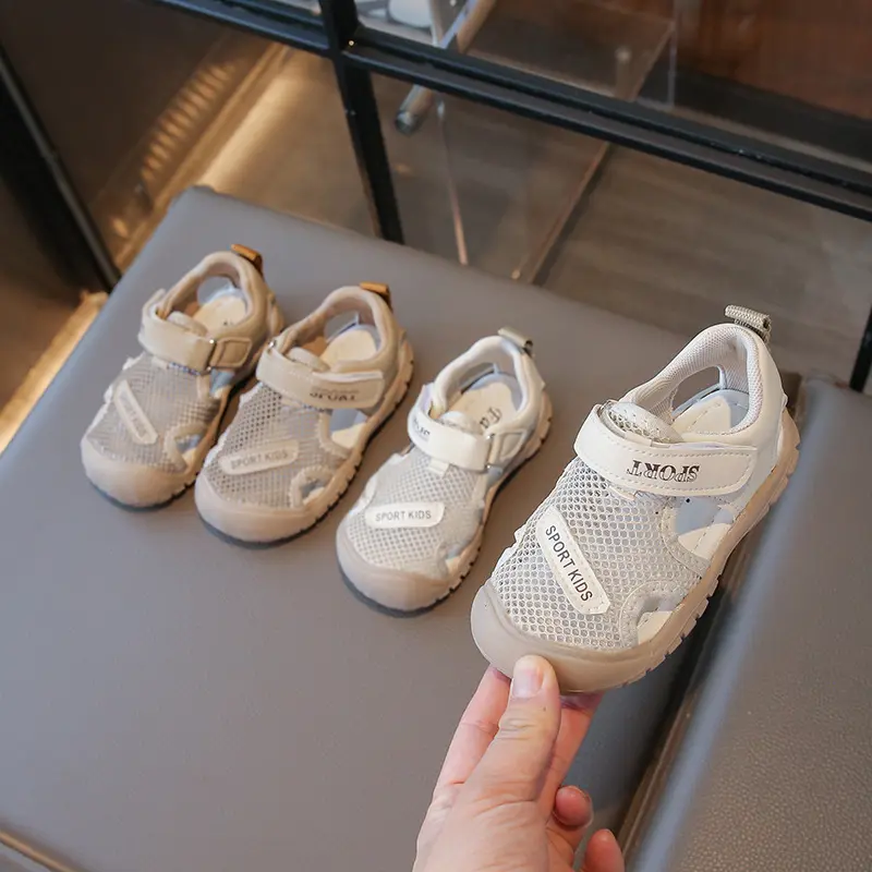 Summer Children's Fashion Sports Shoes Boys Running Mesh Leisure Breathable Outdoor Girl Shoes Lightweight Sneakers Shoes I05083