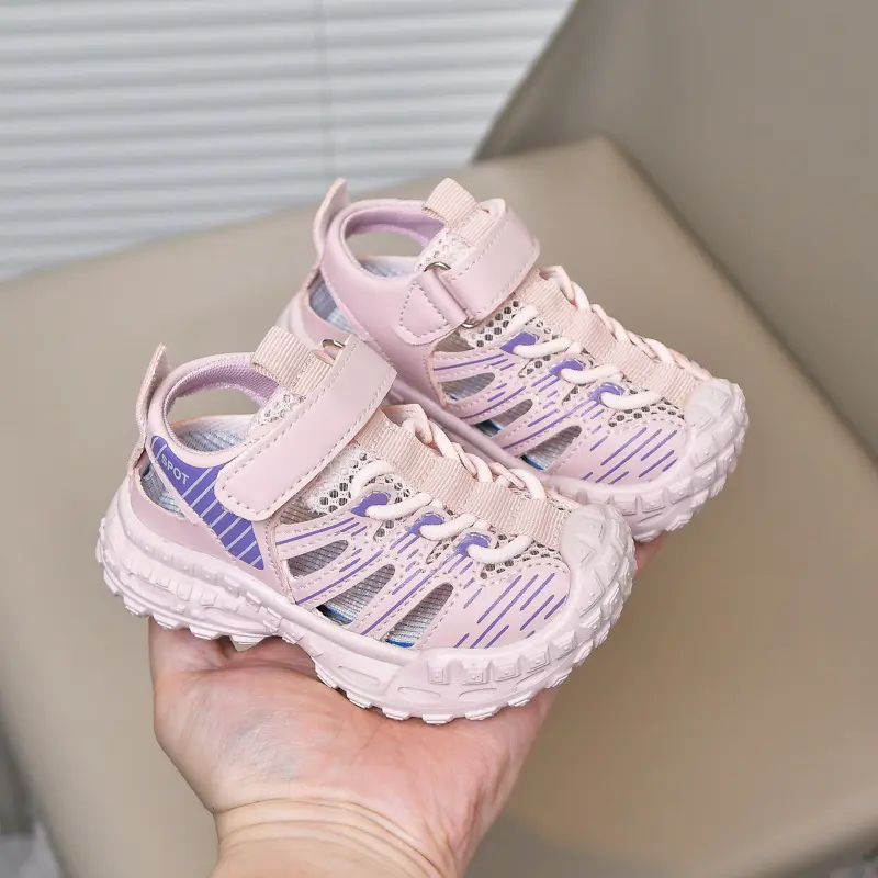 Size 22-31 Summer Sneakers for Kids Boy Girl Sandals for Children Sport Shoes Comfortable Non-stuffy Outdoor Walking Shoe I06157