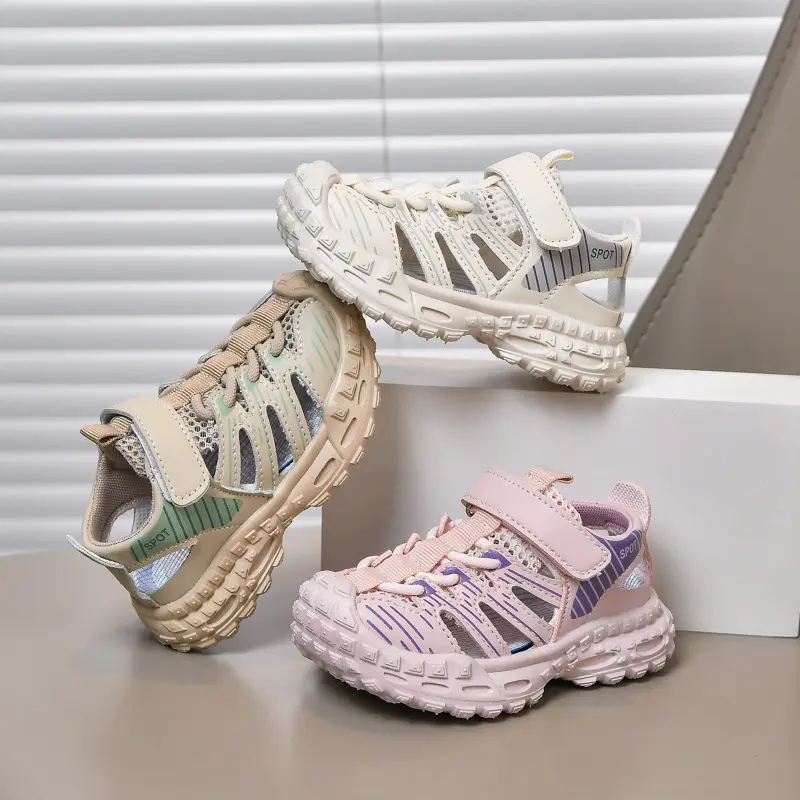Size 22-31 Summer Sneakers for Kids Boy Girl Sandals for Children Sport Shoes Comfortable Non-stuffy Outdoor Walking Shoe I06157