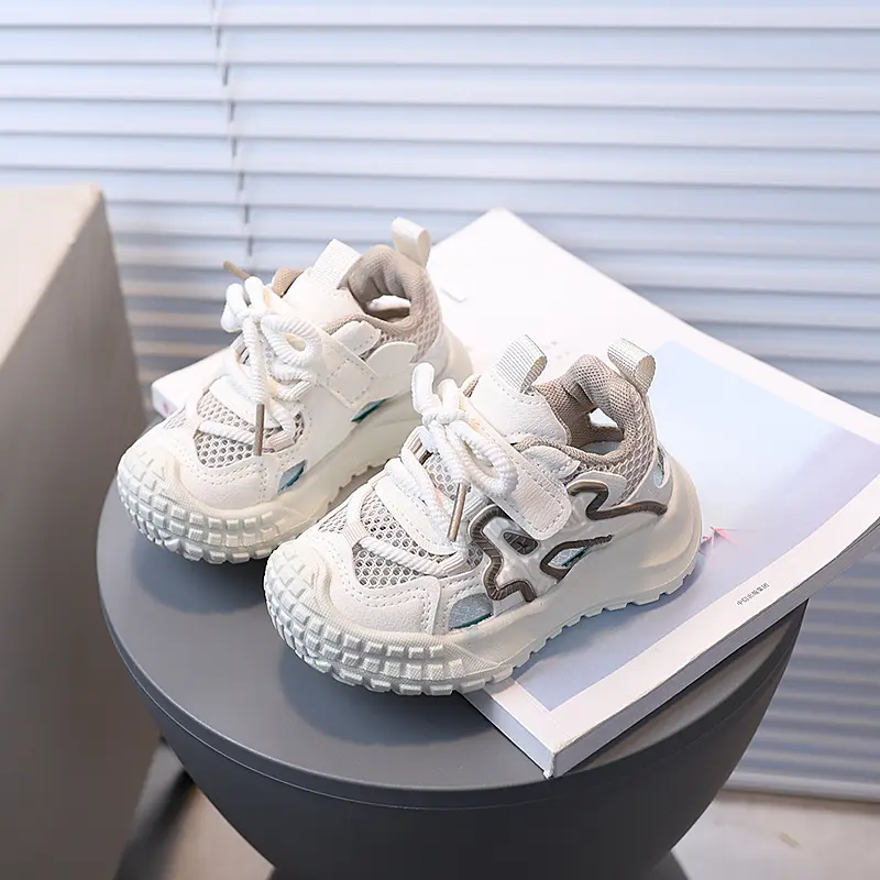 Cut-outs Platform Shoes Sandals Kids Sneaekrs Summer Student Sports Shoes Jogging Outdoor Training Shoes Boy Girl Sneaker I06251