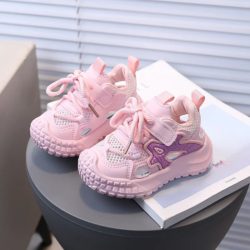Cut-outs Platform Shoes Sandals Kids Sneaekrs Summer Student Sports Shoes Jogging Outdoor Training Shoes Boy Girl Sneaker I06251