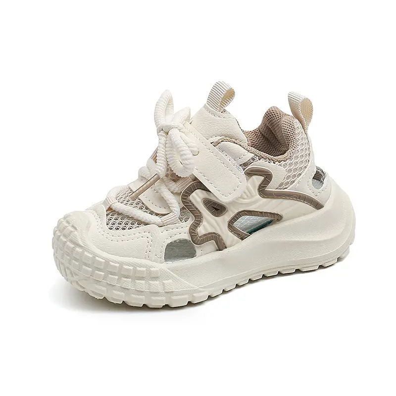 Cut-outs Platform Shoes Sandals Kids Sneaekrs Summer Student Sports Shoes Jogging Outdoor Training Shoes Boy Girl Sneaker I06251