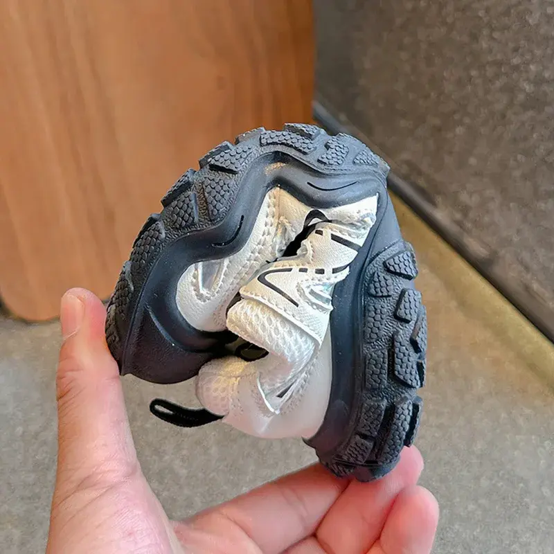 Summer Beach Water Children Sneakers Fashion Shoes Outdoor Non-slip Soft Bottom Stripes Mesh Boys Comfortable Shoes Girls I02141