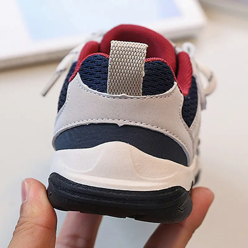 High Quality Trend Versatile Running Shoes Girls All Season Mesh Breathable Cushioning Lightweight Casual Boy New Sneaker I08124