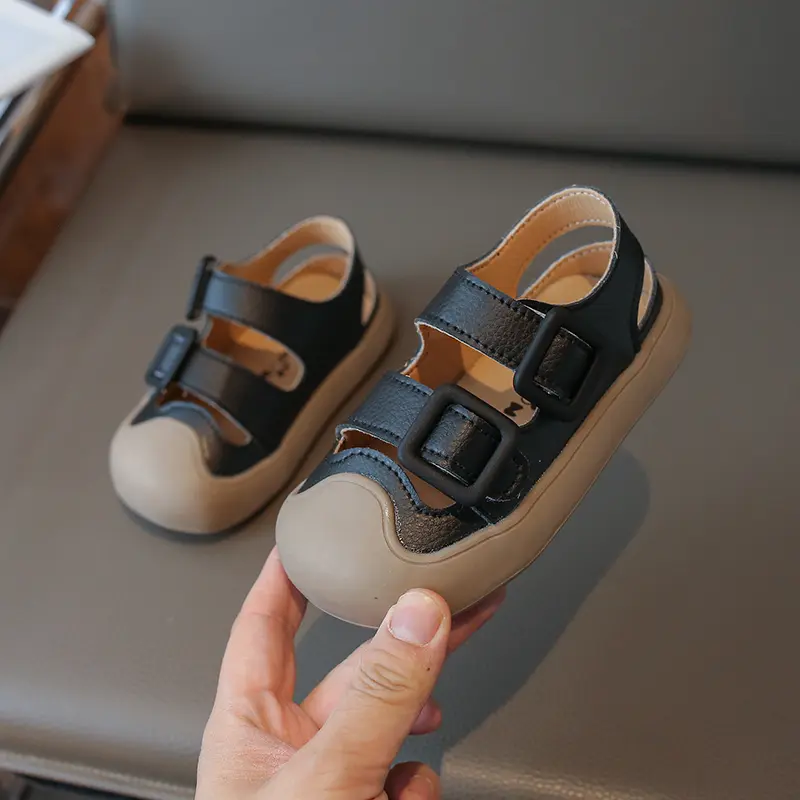 Summer Beach Water Children Sandals Fashion Shoes Outdoor Anti-slip Soft Sole Toe-protection Boys Comfortable Shoes Girls I03174