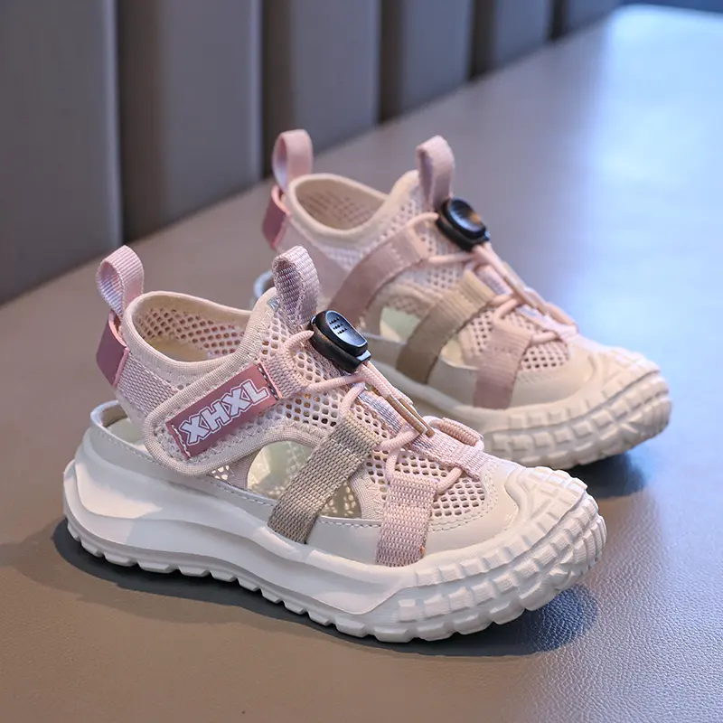 Hot Sell Hollow Children Shoes Boys Fashion Chunky Sneakers for Girls Sport Running Shoes Kids Breathable Casual Trainers I06225