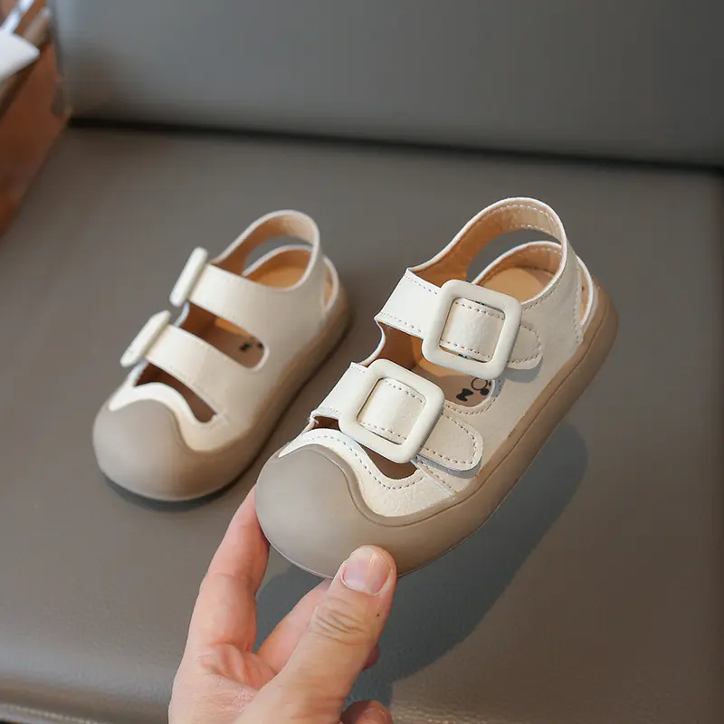 Summer Beach Water Children Sandals Fashion Shoes Outdoor Anti-slip Soft Sole Toe-protection Boys Comfortable Shoes Girls I03174