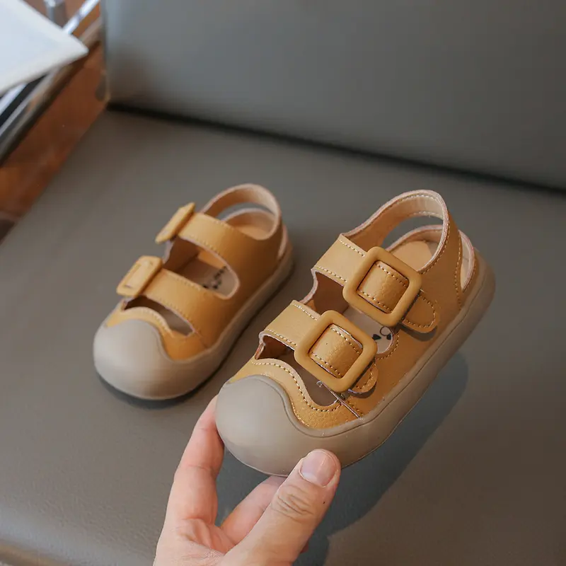 Summer Beach Water Children Sandals Fashion Shoes Outdoor Anti-slip Soft Sole Toe-protection Boys Comfortable Shoes Girls I03174
