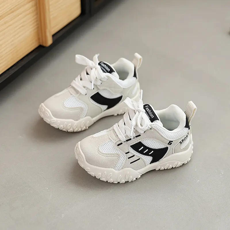 Mix Color Road Running Shoes for Boy Air Cushion Outdoor Sport Shoes Girl Trainers School Jogging Shoes Children Footwear I07298