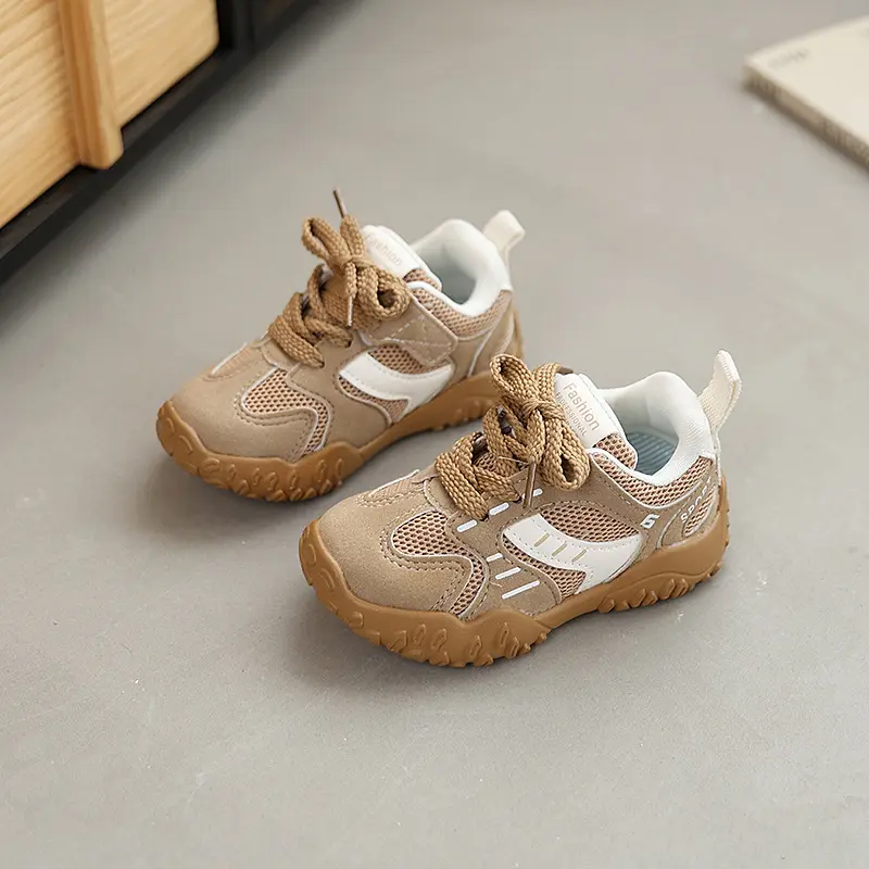 Mix Color Road Running Shoes for Boy Air Cushion Outdoor Sport Shoes Girl Trainers School Jogging Shoes Children Footwear I07298