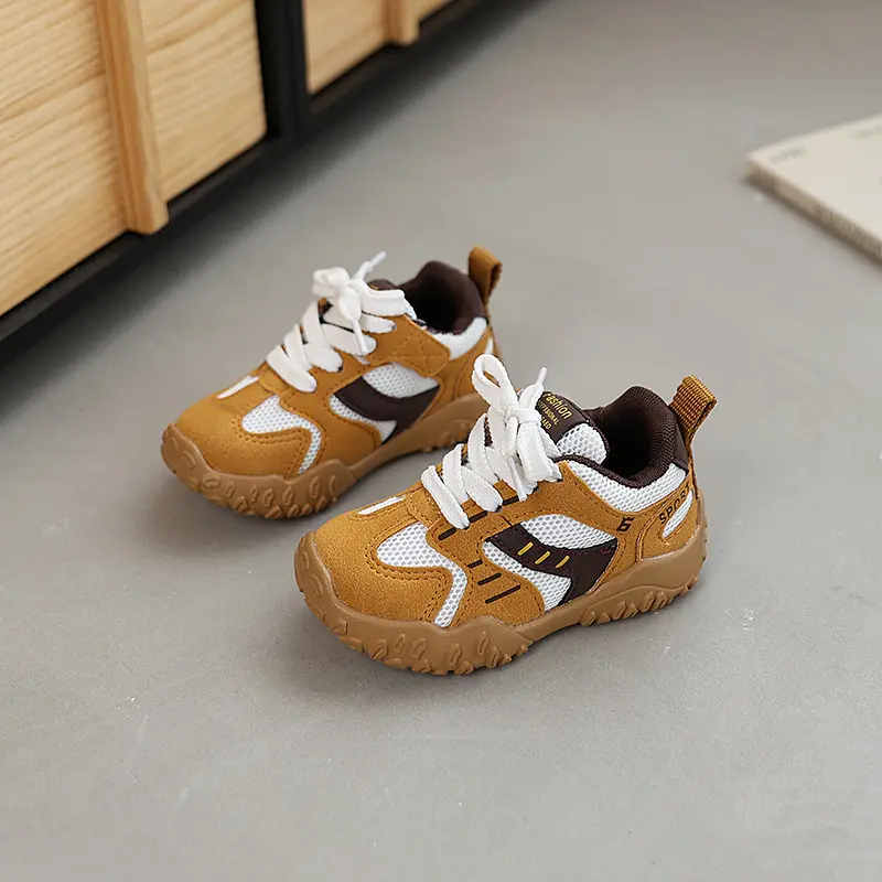 Mix Color Road Running Shoes for Boy Air Cushion Outdoor Sport Shoes Girl Trainers School Jogging Shoes Children Footwear I07298