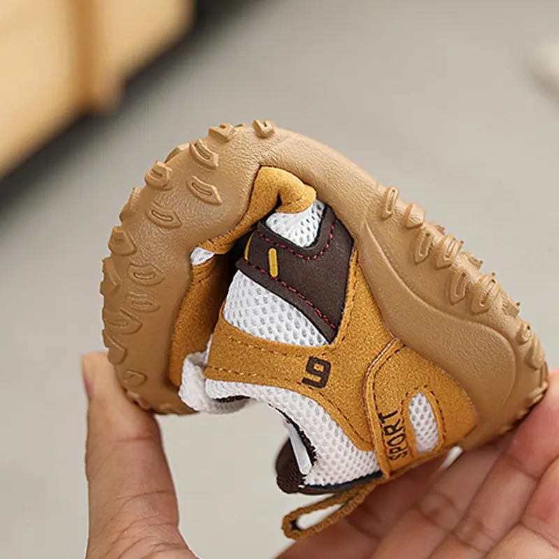 Mix Color Road Running Shoes for Boy Air Cushion Outdoor Sport Shoes Girl Trainers School Jogging Shoes Children Footwear I07298