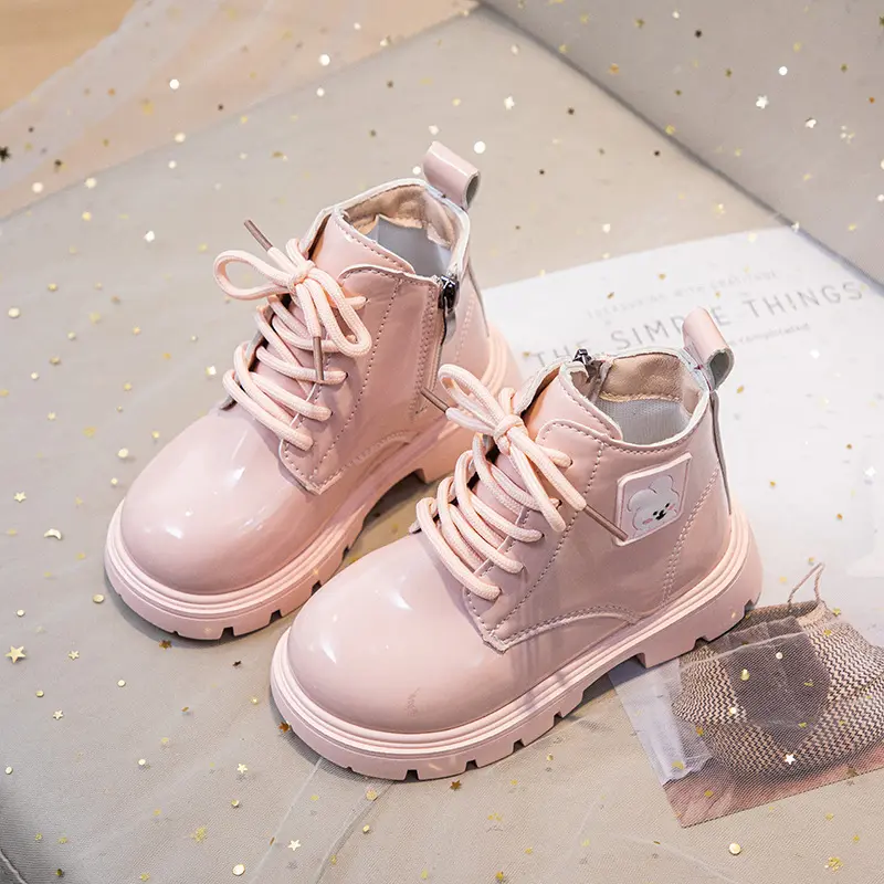 Kawaii Cartoon Rabbit Girl Boots Cotton Platform Shoes Thick Soft Soles Kids Short Boots for Girls Bunny Toddler Shoes H09025