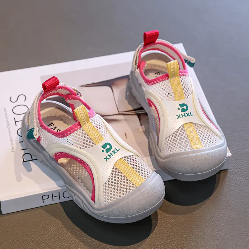 Summer Children Beach Mesh Water Shoes Kids Hollow Platform Sneaker Cool Boys Girls Student Hicking Training Shoes Chilld I05133
