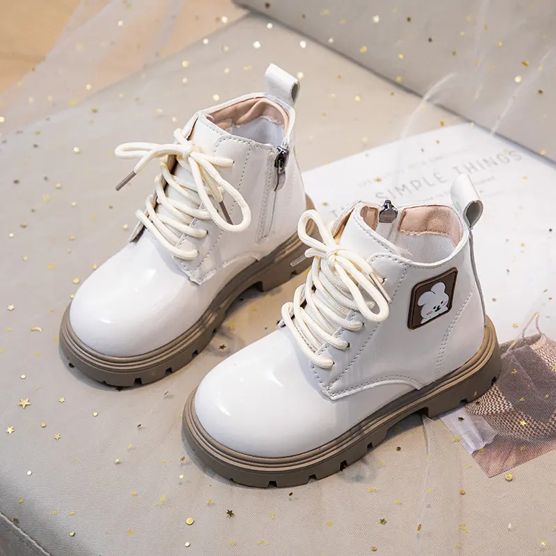 Kawaii Cartoon Rabbit Girl Boots Cotton Platform Shoes Thick Soft Soles Kids Short Boots for Girls Bunny Toddler Shoes H09025