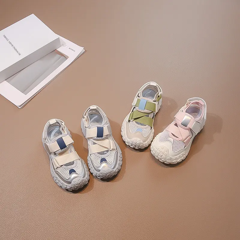 Mix Color Children's Sneakers High Quality Shoes for Boy Mesh Breathable Summer Casual Walking Sneakers tenis Shoes Girl I03106