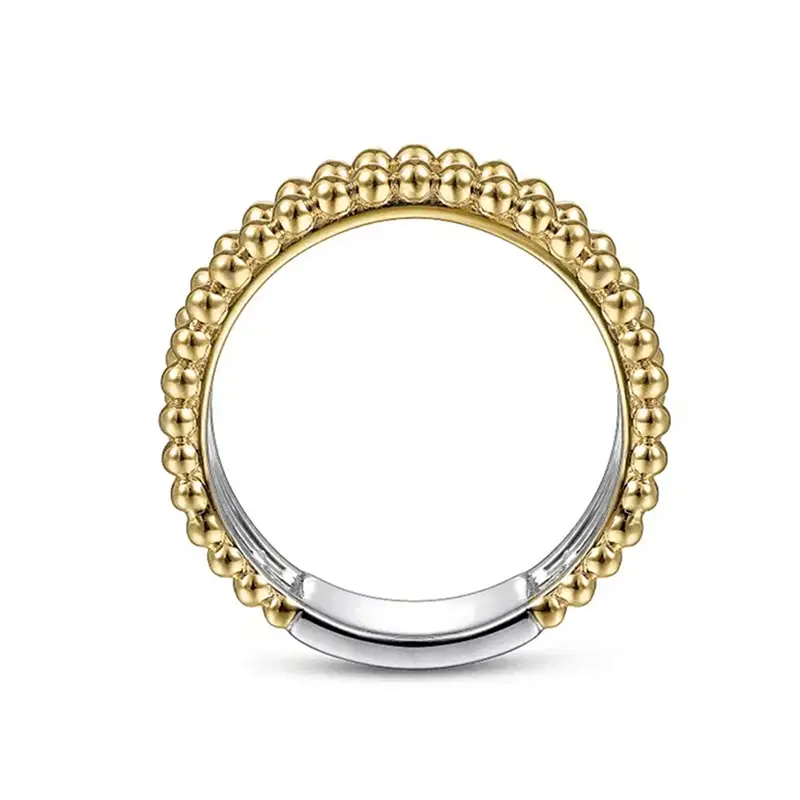 Huitan New Trendy Two-tone Women’s Rings Chic Bright Cubic Zirconia Finger Accessories Simple Stylish Engagement Party Jewelry