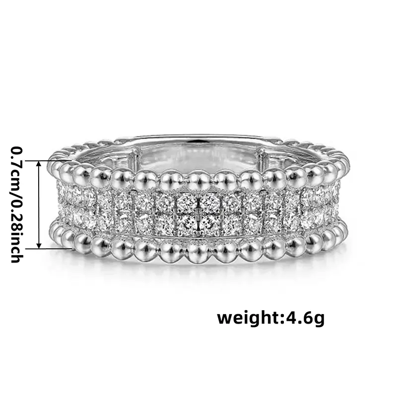 Huitan New Trendy Two-tone Women’s Rings Chic Bright Cubic Zirconia Finger Accessories Simple Stylish Engagement Party Jewelry