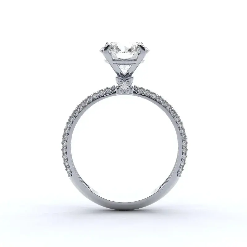 Huitan Exquisite Cubic Zirconia Rings for Women Elegant Wedding Party Female Accessories Fancy Gift Stylish Hot Trendy Jewelry