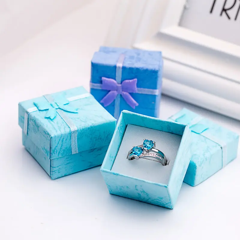 Huitan Romantic Engagement Rings For Women Double Heart Shaped Pretty Gift For Women Seven Color Cubic Zircon Available Rings