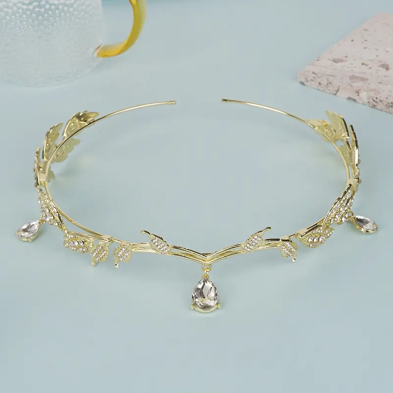 New Fashionable Elf Crown Hair Jewelry Heart Shape Ethnic Style Oriental Gentle and Elegant Hair Band Hair Accessories for Women