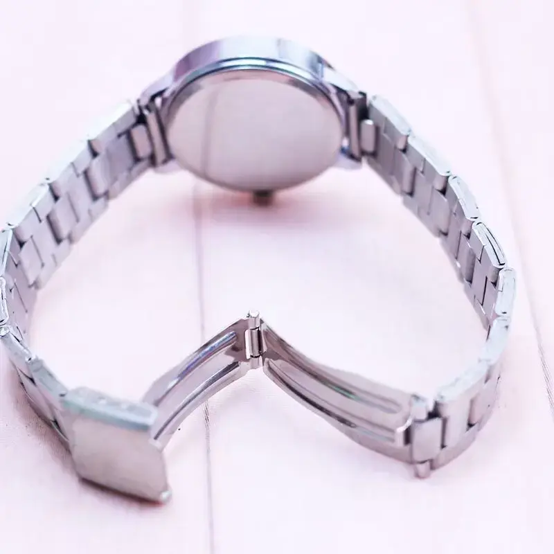 New Children's Boys Girls Watches Stainless Steel Students Quartz Adult Watch Birthday Gift Relojes Montres Kol Kaati
