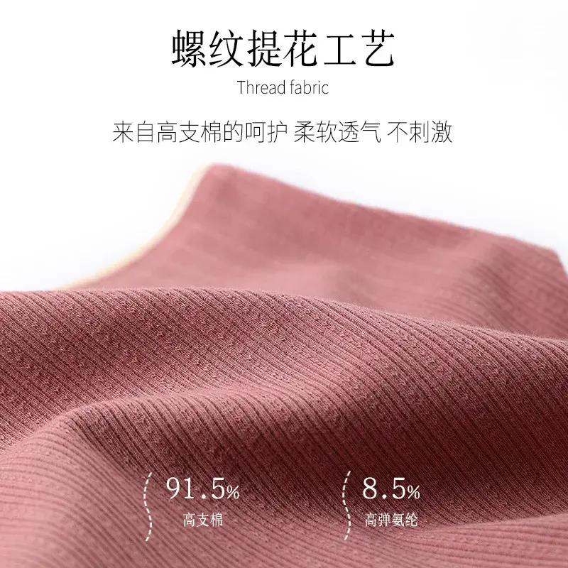 Underwear Women Mulberry Silk Antibacterial Non-marking Cotton Large Size Panties Women Low Waist Breathable Ladies Briefs L-4XL