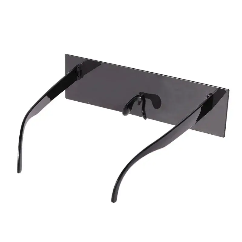 New Fancy Glasses Props Censorship One-piece Black Eye Covered Bar Internet Sunglasses for Costume Xmas Party Cosplay 2024