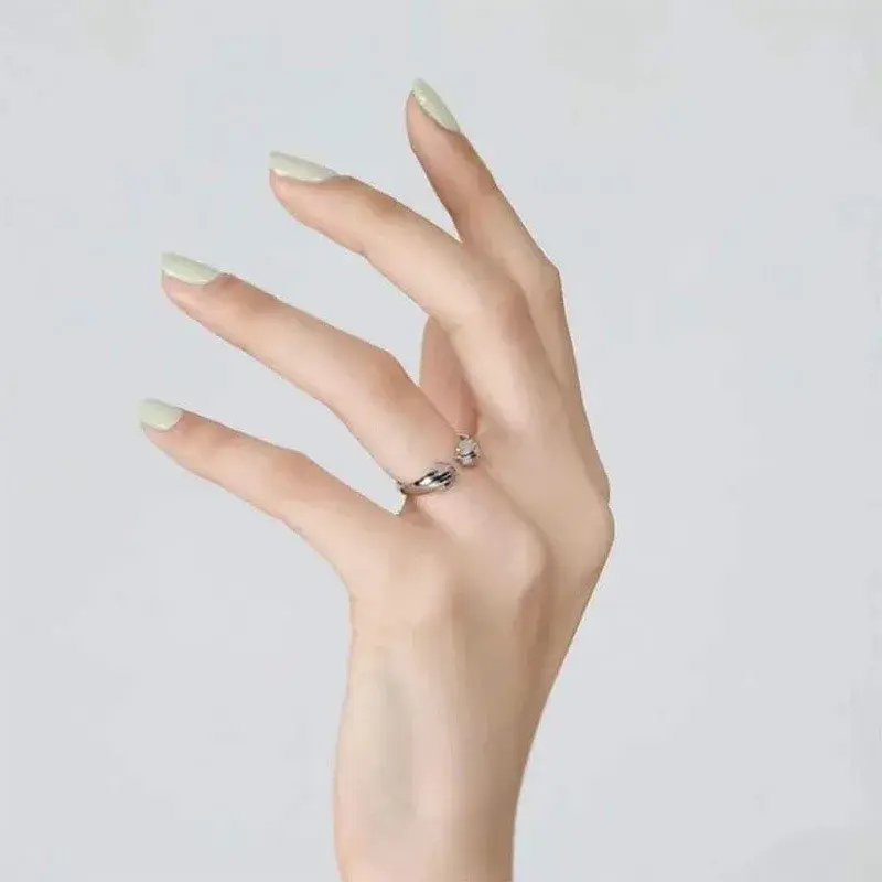 Cute Cat Paw Print Ring for Women Girls Cat Claw Embrace Tightly Design Open Rings Fashion Party Birthday Finger Rings Gifts