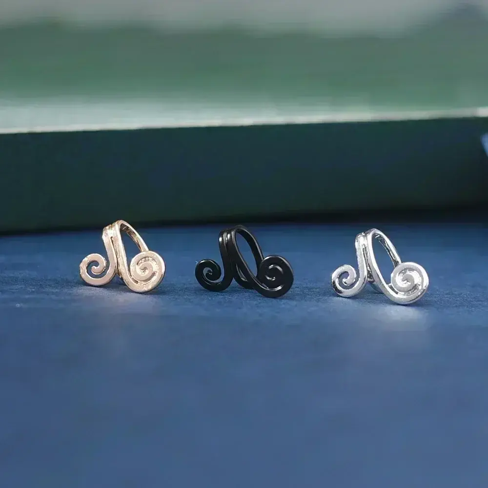 1 Pair Zunis Acupressure Slimming Earrings Non Piercing Flower Shape Women Earrings Zunis Earrings Acupressure Slim Earrings2023