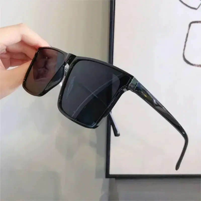2024 New Sunglasses Men's Driving Anti-UV Sunglasses Concave Shape Ladies Long Frame Sunglasses gafas de sol hombre