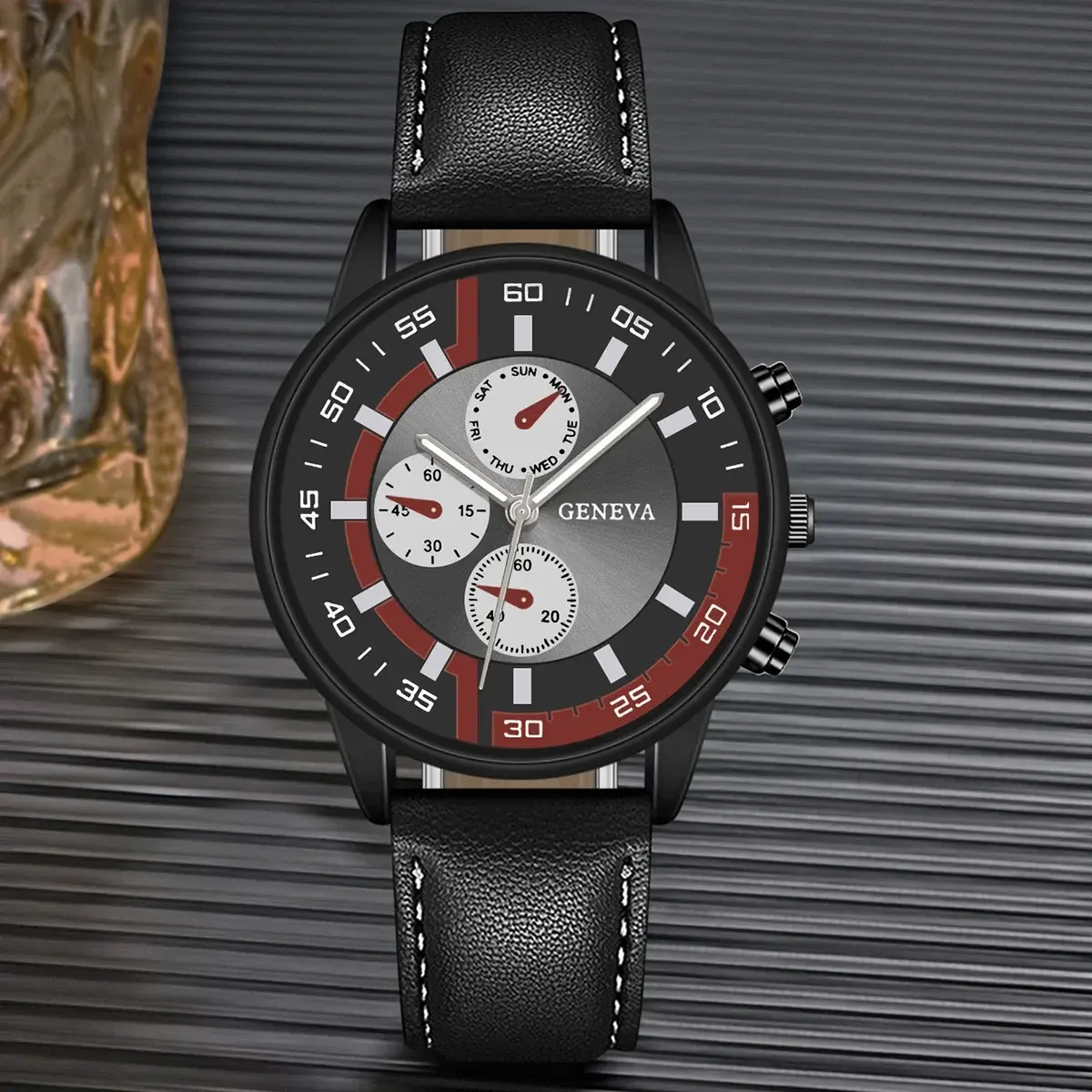 Quartz Watches for Men Leather Strap Wristwatches Relogios Top Luxury Brand Man Watch Business Men Clock Gift Reloj Hombres