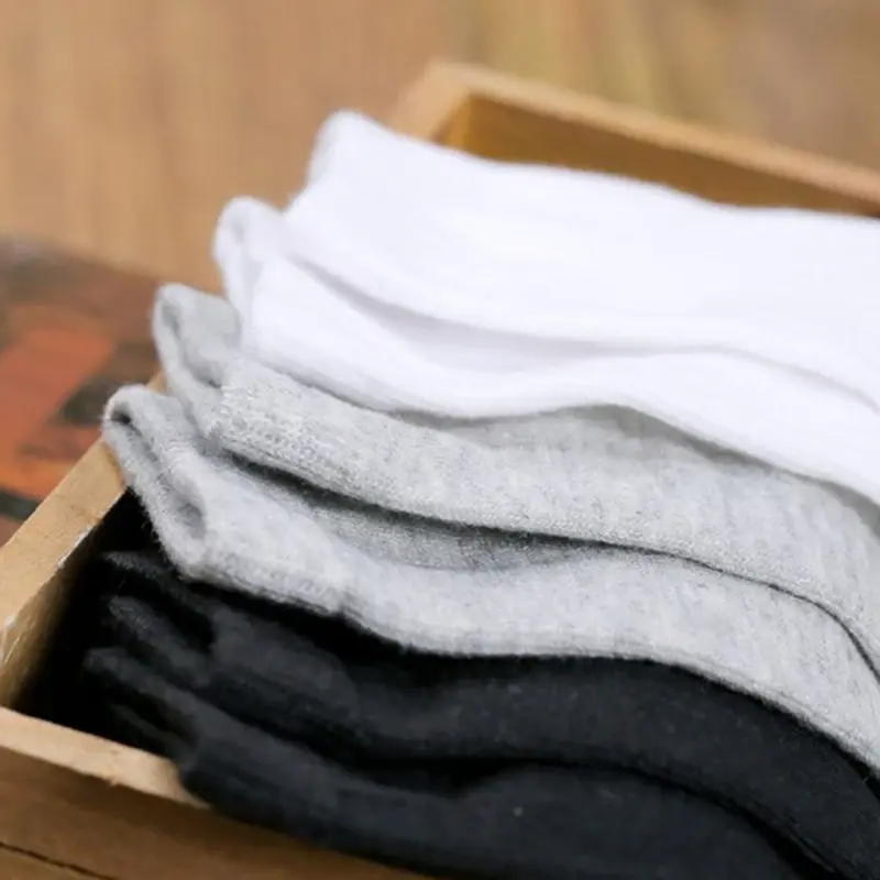 Bamboo  Japanese Men and Women Summer Fiber Two Finger Socks Black Kimono Flip Flop Sandal Split Ninjia White Tabi Toe Socks