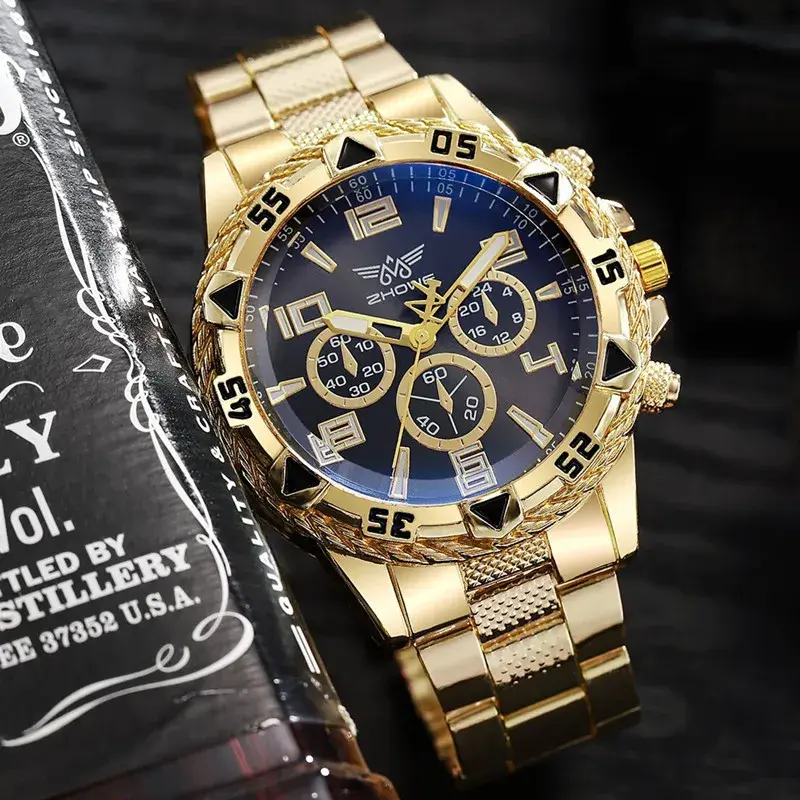 Mens Watches Luxury Brand Watches for Mens Fashion High Quality Luxury Simple WristWatch Business Full Steel Sports Male Clock