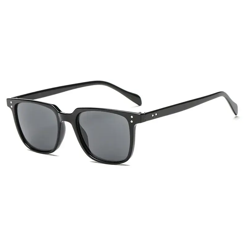 Leopard Dark Green Square Sunglasses Man  Shades Male Sun Glasses Brand Designer Travel Vintage Oculos De Sol