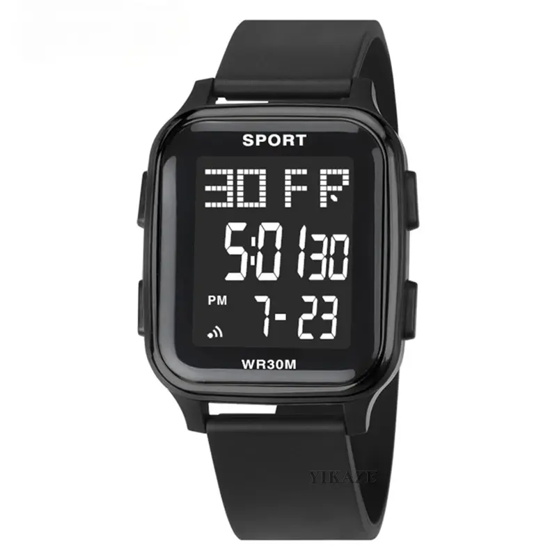 Sports Watch for Men Waterproof Multifunction Electronic Watch Ultra-thin Men's LED Digital Wristwatch for Man Student