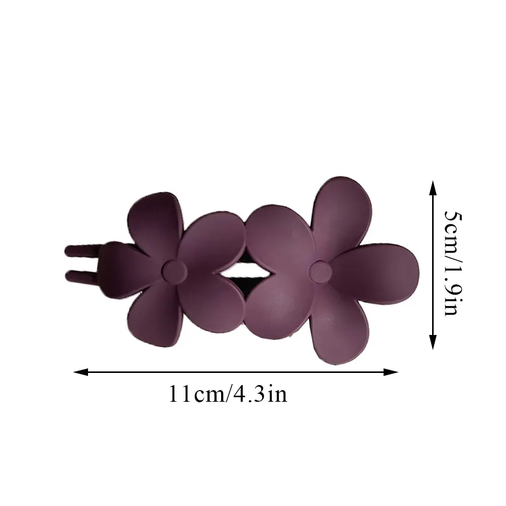 Frosted Flower Hair Clip Claws Matte Hair Claw Clips for Women Girls Thin Thick Curly Girls Kids Hair Accessories Barrettes
