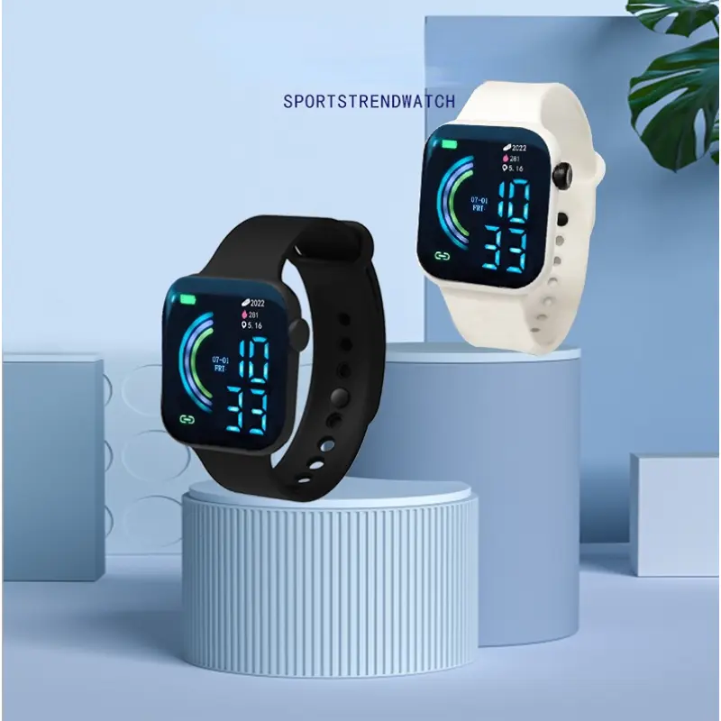 Child Watch Ultra Light LED Digital Watch for Kids Boy Girl Sports Silicone Wristband Electronic Clock Relogio Infantil