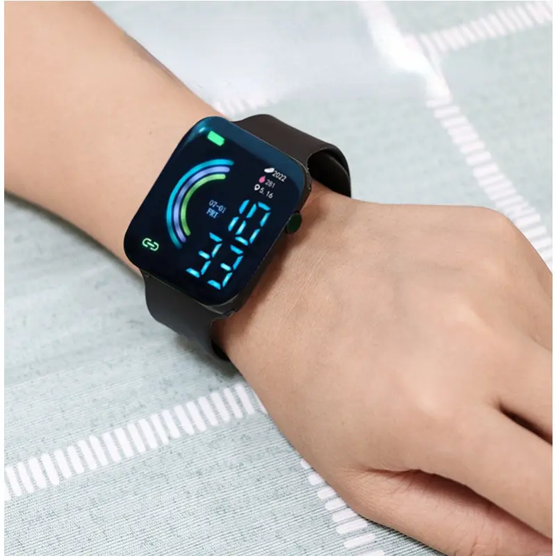 Child Watch Ultra Light LED Digital Watch for Kids Boy Girl Sports Silicone Wristband Electronic Clock Relogio Infantil