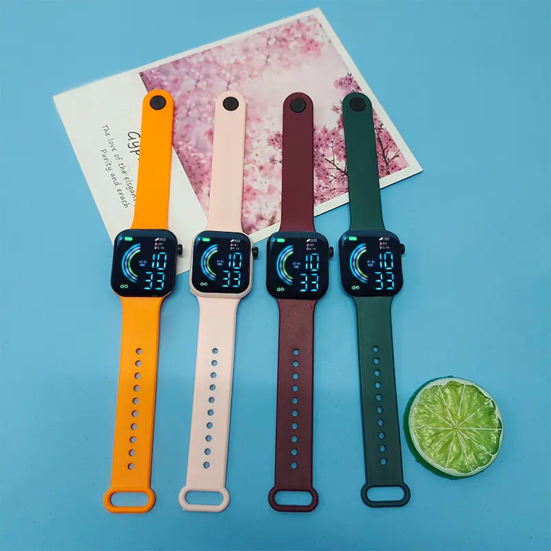 Child Watch Ultra Light LED Digital Watch for Kids Boy Girl Sports Silicone Wristband Electronic Clock Relogio Infantil